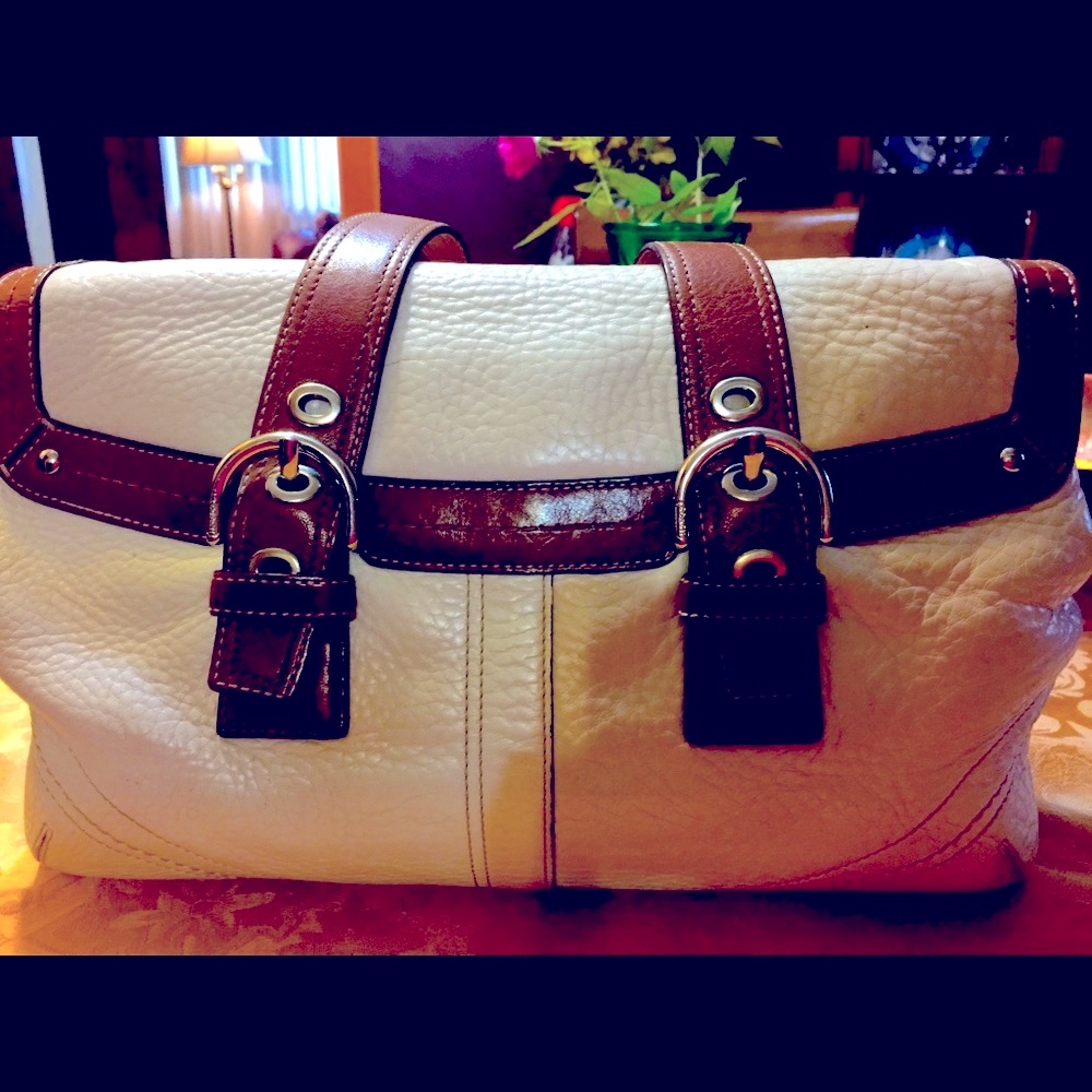 Coach Winter White Purse